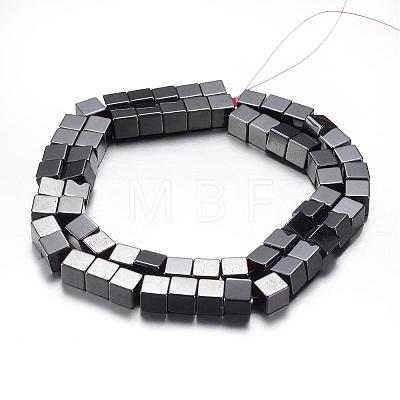 Magnetic Synthetic Hematite Bead Strands G-A164-03B-1
