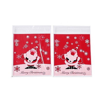 Christmas Theme Plastic Bakeware Bag OPP-Q004-03D-1