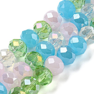 Glass Beads Strands EGLA-A034-M10mm-50-1