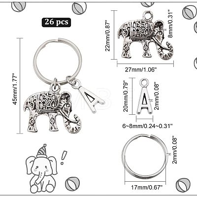  Elephant Stitch Markers KEYC-NB0001-37-1