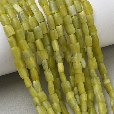 Natural Afghan Green Jade Beads Strands G-K365-G01-01-1