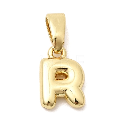 Brass Letter Charms KK-G554-22G-R-1