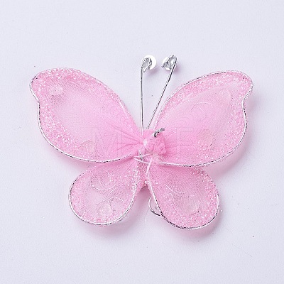 Polyester Butterfly Decoration DIY-WH0018-03A-1