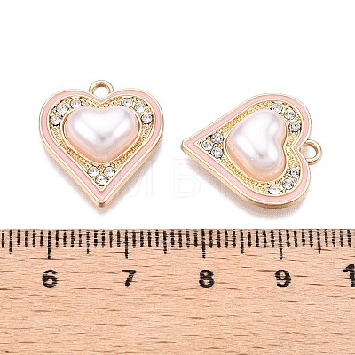 Rack Plating Alloy Rhinestone Pendants FIND-N005-19C-1