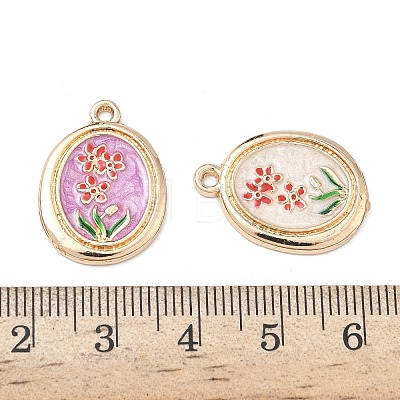 Alloy Enamel Pendants FIND-H058-01A-KCG-1