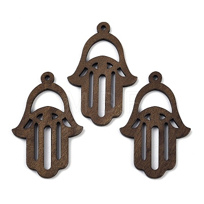 Walnut Wood Pendants WOOD-A025-16-1