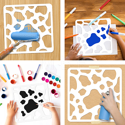 PET Hollow Out Drawing Painting Stencils DIY-WH0405-0003-1