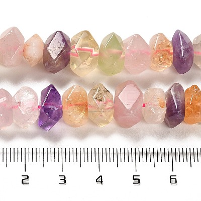 Natural Mixed Quartz Beads Strands G-N327-05-23-1