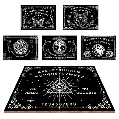 Pendulum Dowsing Divination Board Set DJEW-WH0324-024-1