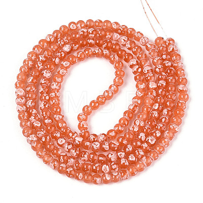 Baking Paint Glass Beads Strands DGLA-N015-4mm-04-1
