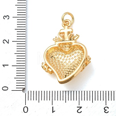Brass Pendants KK-CBAED11-01E-G-1
