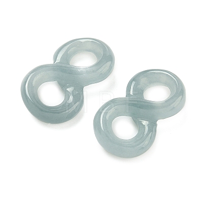 Natural Jadeite Connector Charms G-Z125-03-1