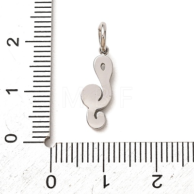 304 Stainless Steel Rhinestone Pendants RB-CBA1537-04P-1