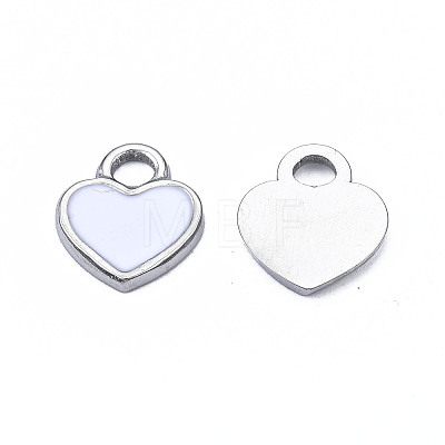 201 Stainless Steel Charms STAS-S080-045P-09-NR-1