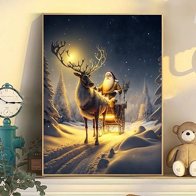 Christmas Reindeer DIY Diamond Painting Kit PW-WGFD89A-10-1