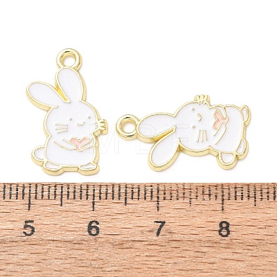 Alloy Enamel Pendants AL-CBA2679-03G-1