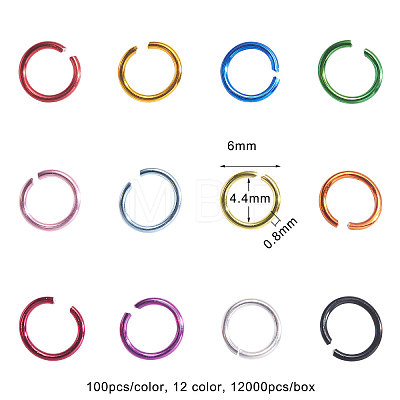 Aluminum Jump Rings ALUM-CJ0001-02-1