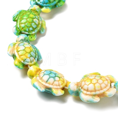 Synthetic Turquoise Dyed Beads Strands LS-G-P507-05A-1