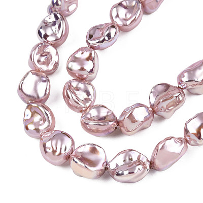 ABS Plastic Imitation Pearl Beads Strands KY-N015-15-A04-1