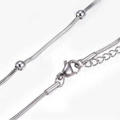 304 Stainless Steel Bracelets BJEW-D430-01-1