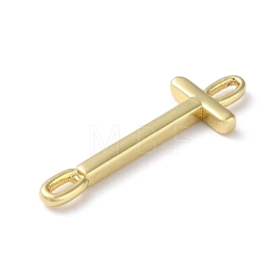 Rack Plating Brass Connector Charms KK-P245-07G-T-1