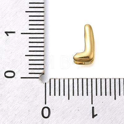 Ion Plating(IP) 304 Stainless Steel Slide Charms STAS-B075-37G-L-1