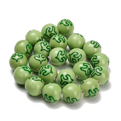 Handmade Porcelain Beads PR-T138-01M-1