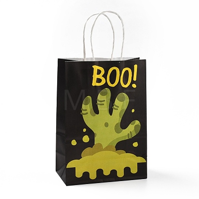 Halloween Theme Kraft Paper Gift Bags CARB-A006-01C-1