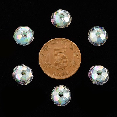Transparent Acrylic Beads TACR-S152-04B-SS2111-1