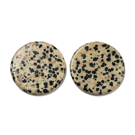 Natural Dalmatian Jasper Pendants G-B071-01K-1
