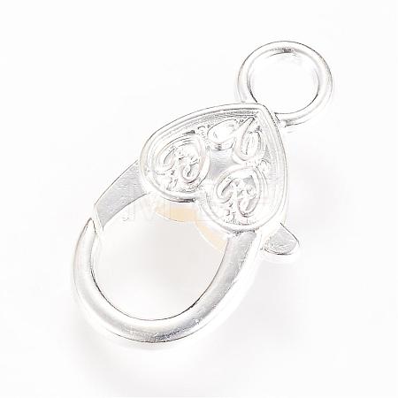 Alloy Lobster Claw Clasps KK-S304-02-1