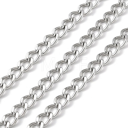 Tarnish Resistant 304 Stainless Steel Chain CHS-G027-02P-01-1