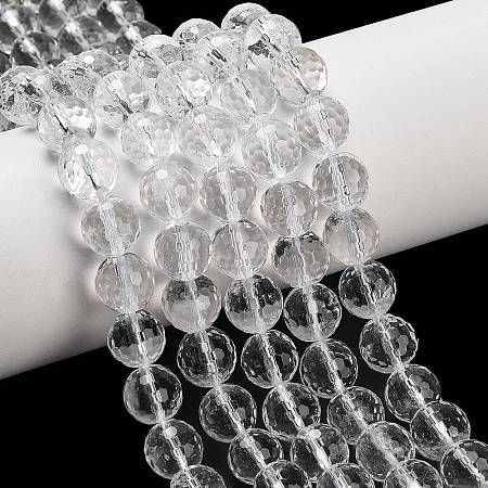 Natural Quartz Crystal Beads Strands G-C280-B14-10mm-1