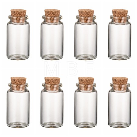 Glass Jar Glass Bottles AJEW-H004-4-1