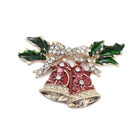 Christmas Alloy Rhinestone Cabochons FIND-U016-03G-02-1