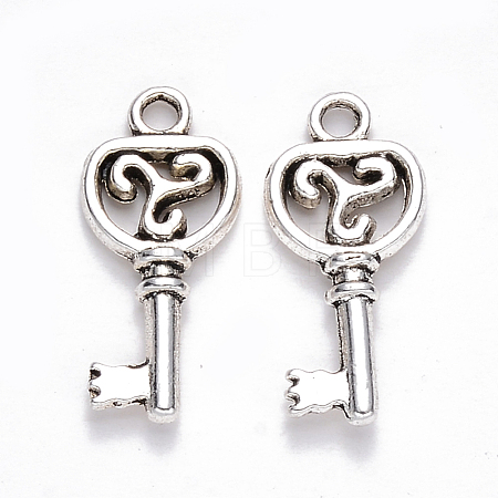 Tibetan Style Alloy Pendants TIBEP-S319-076AS-RS-1
