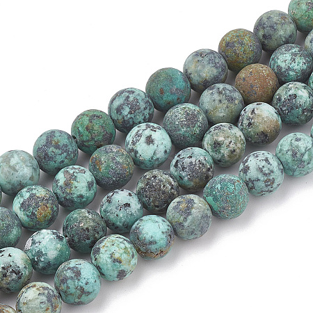 Natural African Turquoise(Jasper) Beads Strands G-T106-203-1