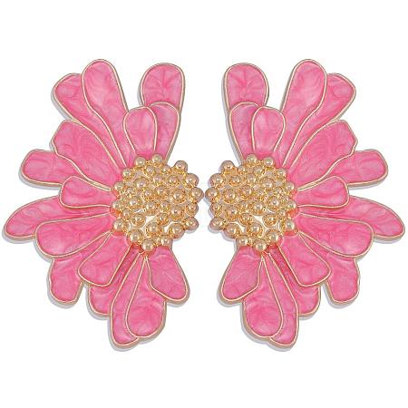 Vintage Flower Stud Earrings for Women JE1095D-1