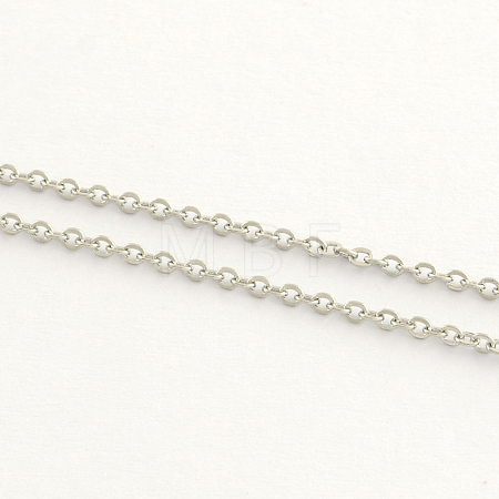 Tarnish Resistant Stainless Steel Cable Chains CHS-Q001-09-1