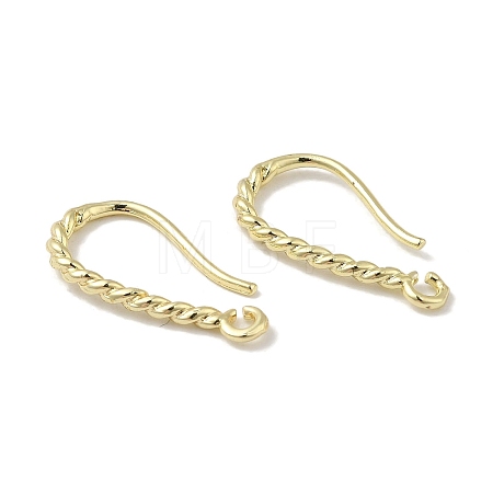Brass Earring Hooks KK-Q793-15G-1