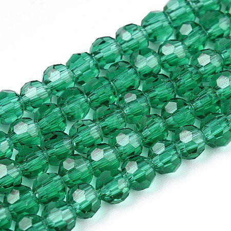 Transparent Glass Beads Strands EGLA-A035-T3mm-D18-1