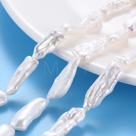 Natural Keshi Pearl Beads Strands PEAR-S020-H01-1