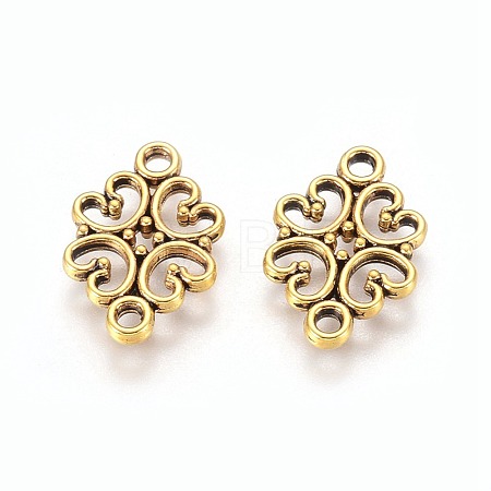 Tibetan Style Links connectors X-TIBEP-S005-AG-FF-1