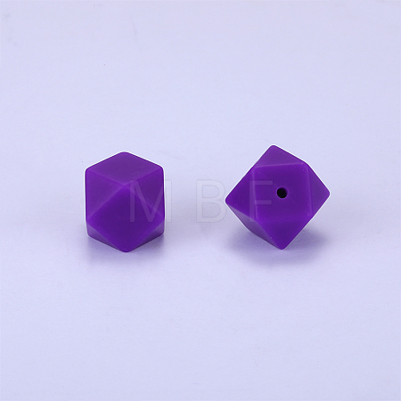 Hexagonal Silicone Focal Beads LS-SI-JX0020A-06-1