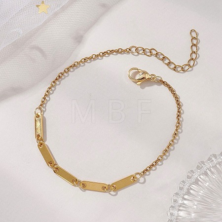 201 Stainless Steel Link Bracelets BJEW-JB13131-1