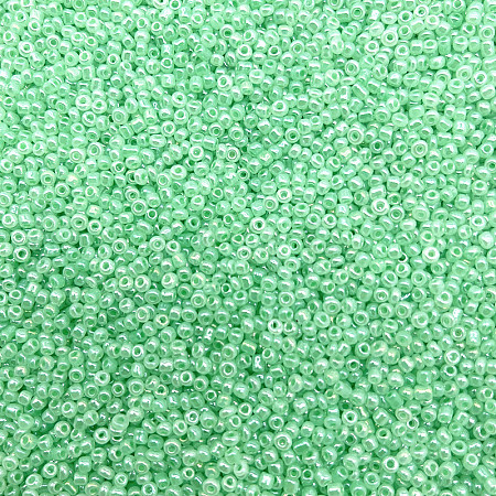 Frosted Silver Lined Glass Seed Beads GLAA-Q096-02G-1-1