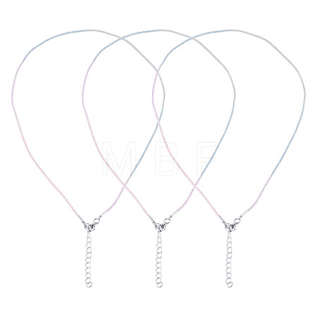 10Pcs Cotton & Metallic Cord Necklace Making NJEW-TAC0054-1