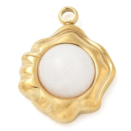 Natural White Agate Pendants LS-STAS-K291-03B-01-1