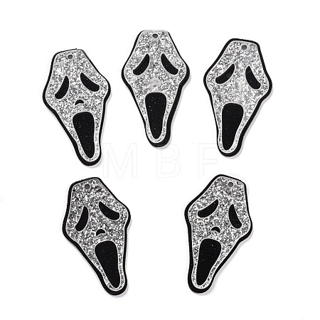 Opaque Acrylic Pendants X-MACR-M020-10-1