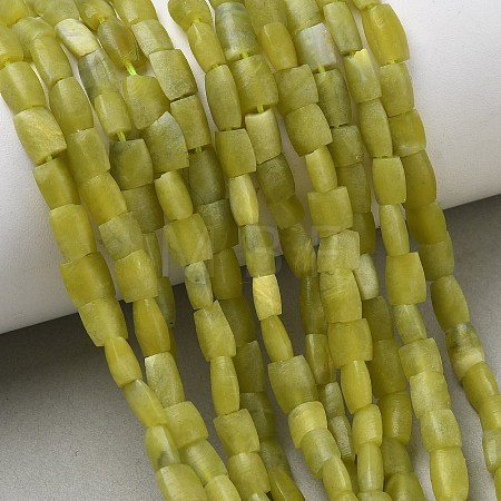 Natural Afghan Green Jade Beads Strands G-K365-G01-01-1